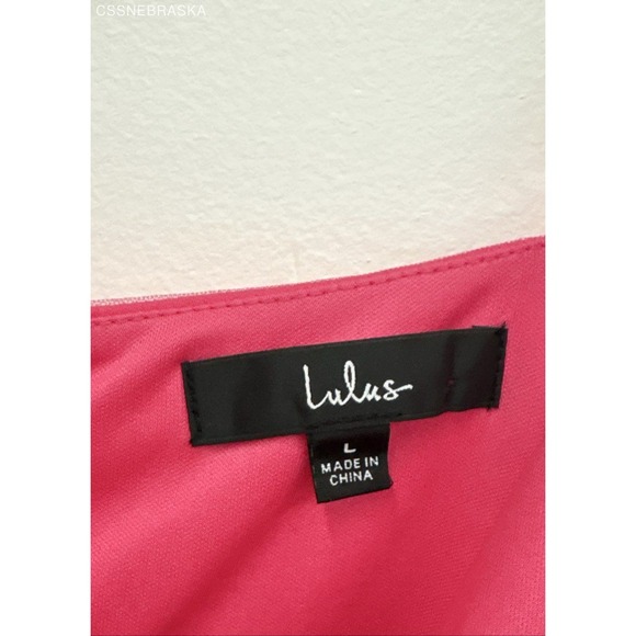 Lulus Hot pink Womens formal dress - Size L‎ - Picture 4 of 7